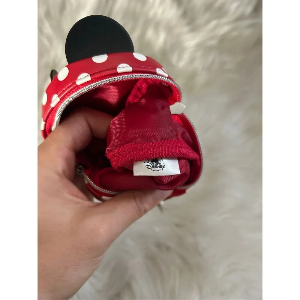 Disney Minnie Mouse Bow Miniature Backpack Keychain Clip - Image 4