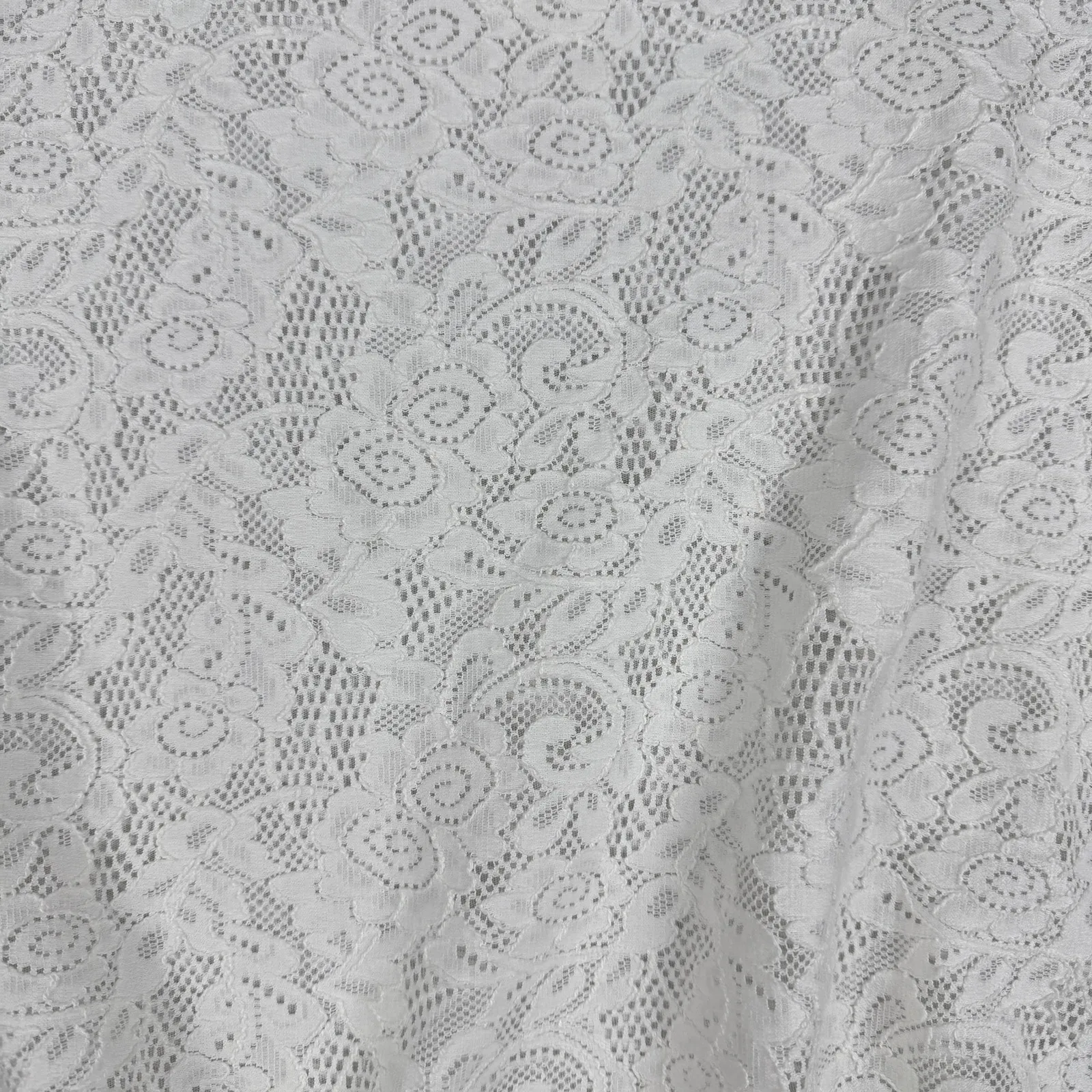 Wilt Women’s Small White Crew Crop Boxy Slub Tee Lace Back Top Made‎ in USA - Image 6