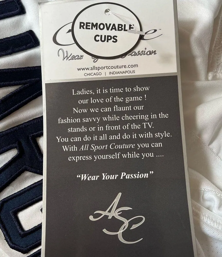 NFL Team Apparel All Sports Couture San Diego Chargers Halter Neck Shirt Large - Image 6