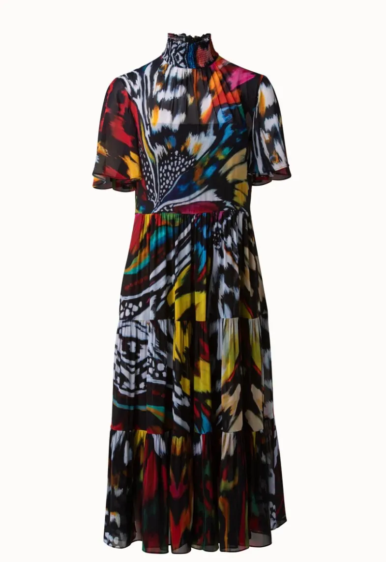 Akris Punto NWT  Midi Dress with Fancy Butterfly Print - Image 7