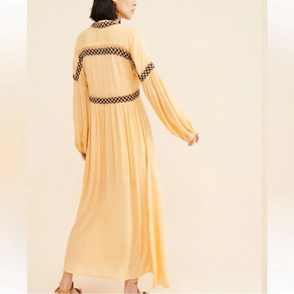Raga Yellow LongSleeve Maxi Dress(Size XS) - Image 2