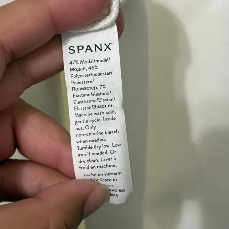 Spanx Air Essentials White Plus Size One Shoulder Top Size 1X - Image 7