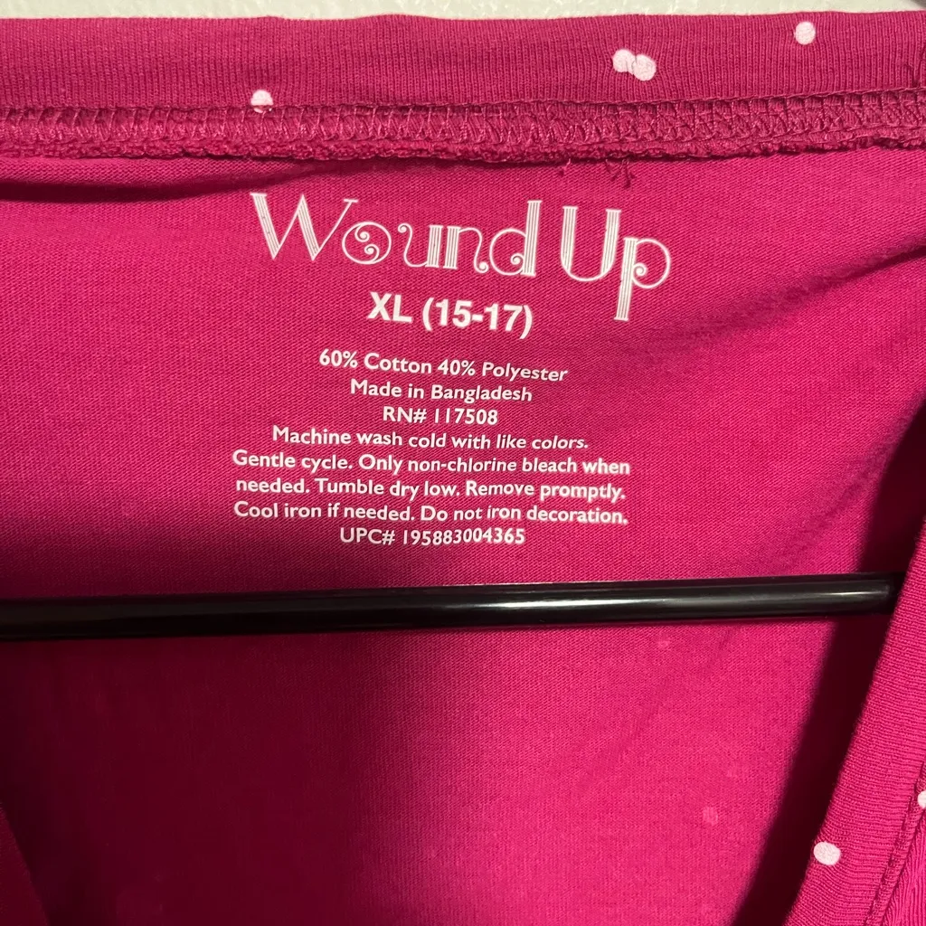 Wound Up Pink Graphic Short Sleeve Tee - Image 2