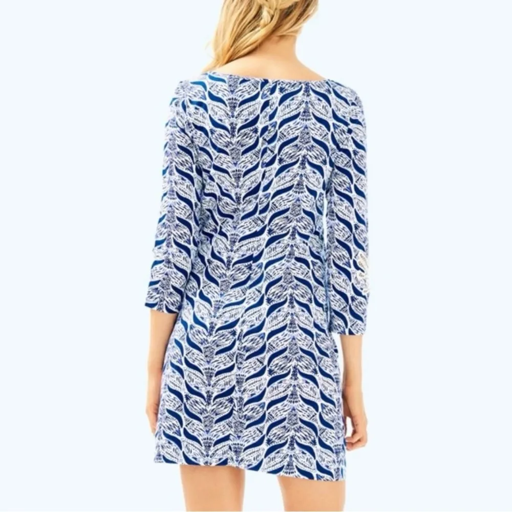 Lilly Pulitzer NWOT 100% Pima Cotton A Mermaids Tail Marlow Mini Dress XS - Image 4