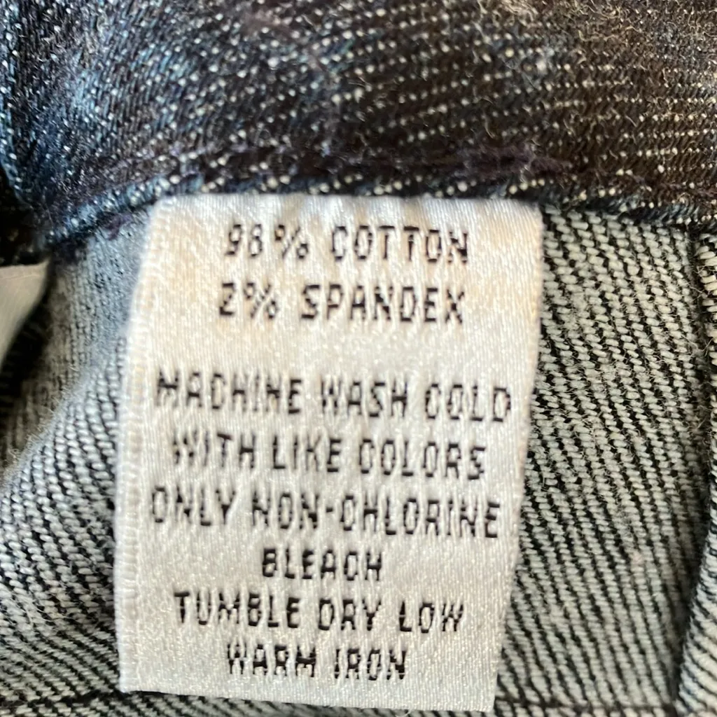 Talbots ladies Stretch Denim Jeans in Deep Blue 10 - Image 3