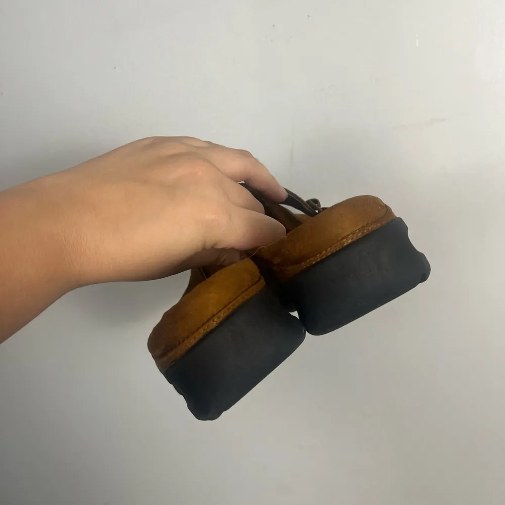 Comfortview The Joy Slip On Mule in cognac / brown gold size 9.5 WW - Image 7