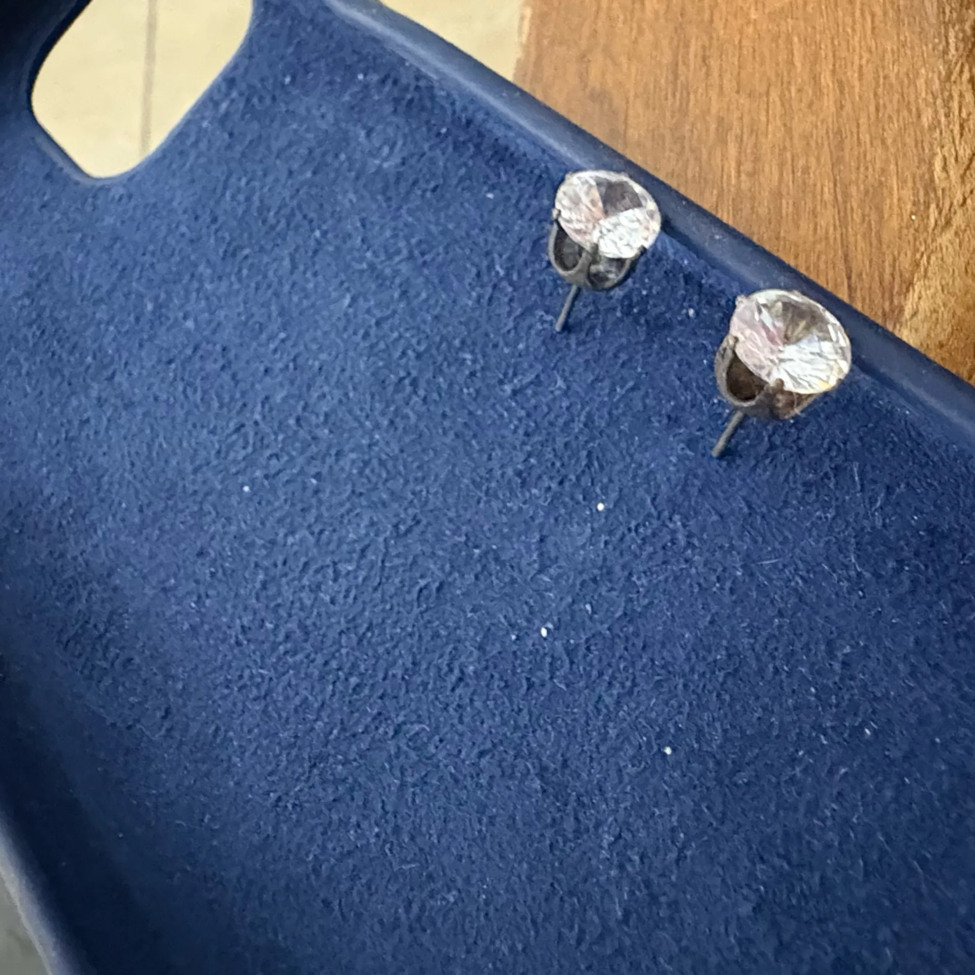 Elegant Crystal Stud Reflecting Elegant Earrings Silver - Image 10