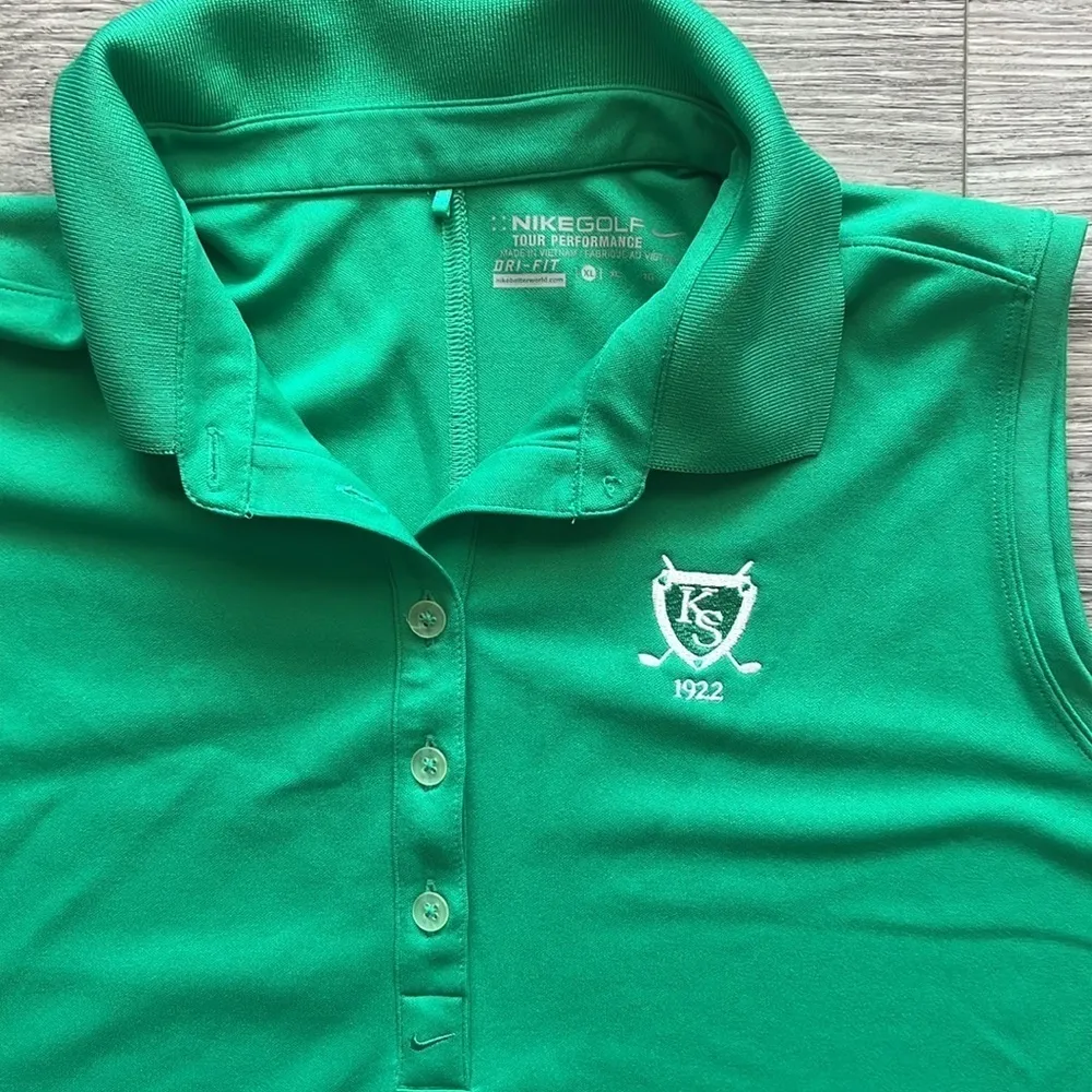 Nike Golf KS 1922 Collared Tank Top Size XL - Image 2