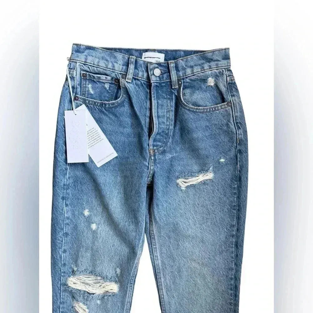 Boyish The Billy High Rise Skinny Far Country style 101031-24 size 24 Distressed - Image 6