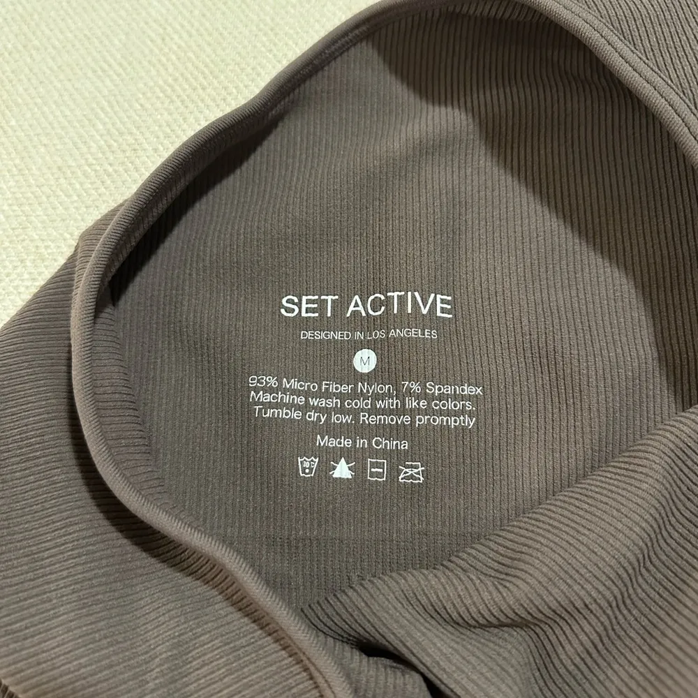 RIBBED POWER SHOULDER BRA - Image 5