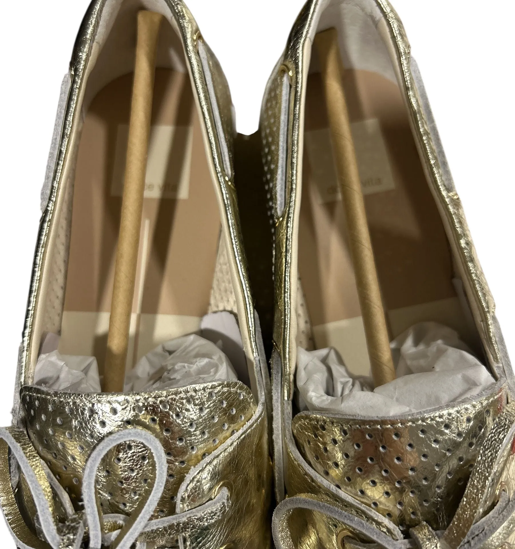 Dolce Vita Lakin Metallic Gold Lace - Image 2
