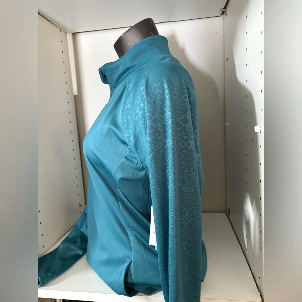 NWT Marika woman’s Gaia Tec fleece pullover size XL Green - Image 3