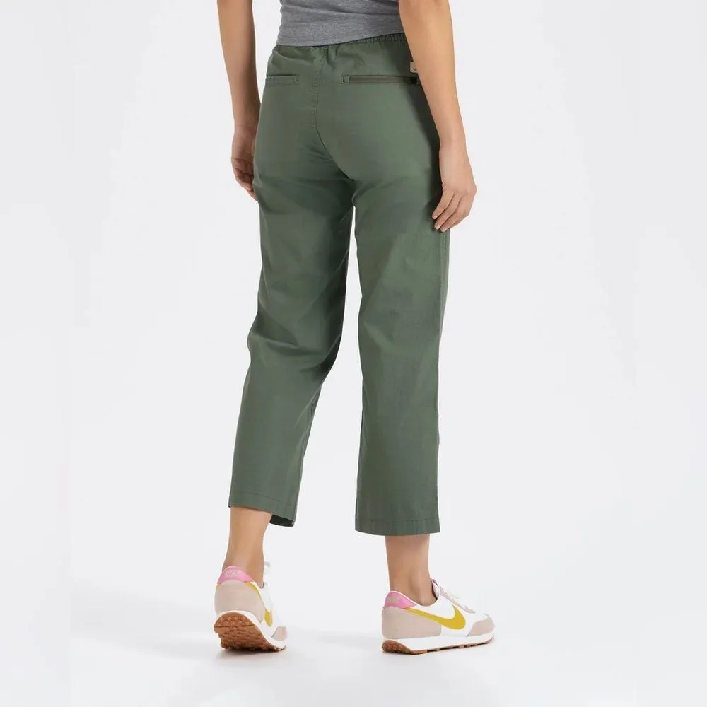 NWT Vuori Women’s Ripstop Wideleg Pants Army Green XS Hiking Outdoors Camping - Image 2