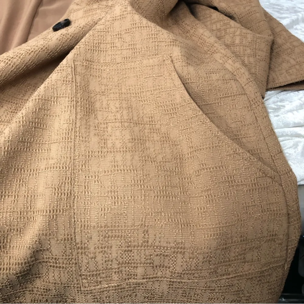 Chico’s Copper Brown Textured Jacquard Jacket women’s Chico’s Size 2; US Size L - Image 9