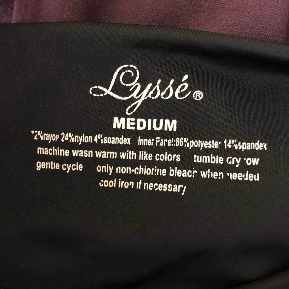 Lysse Women Leggings Zip Ankle High Waist Burgundy - Image 4