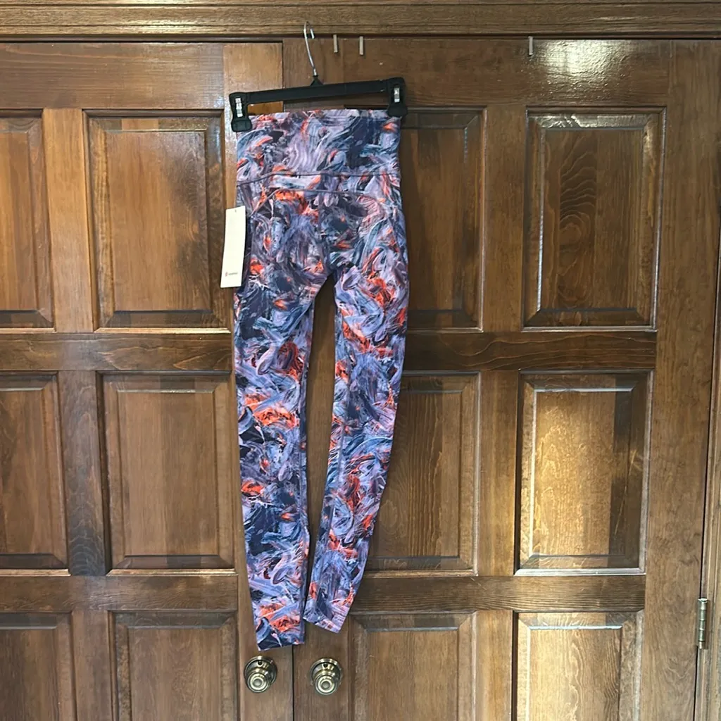 NWT Lululemon Fast Free Tight Legging 28” High Rise Size 2 Brushed Atmospheric - Image 2