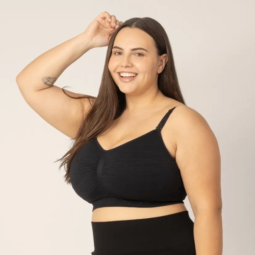 KINDRED BRAVELY Sublime Nursing Bra Black Size XL - Image 2