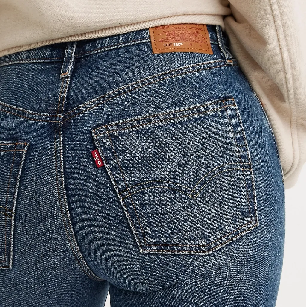NWTS Women's 501 Levi's Original 150th Birthday Selvedge Jeans - Image 3