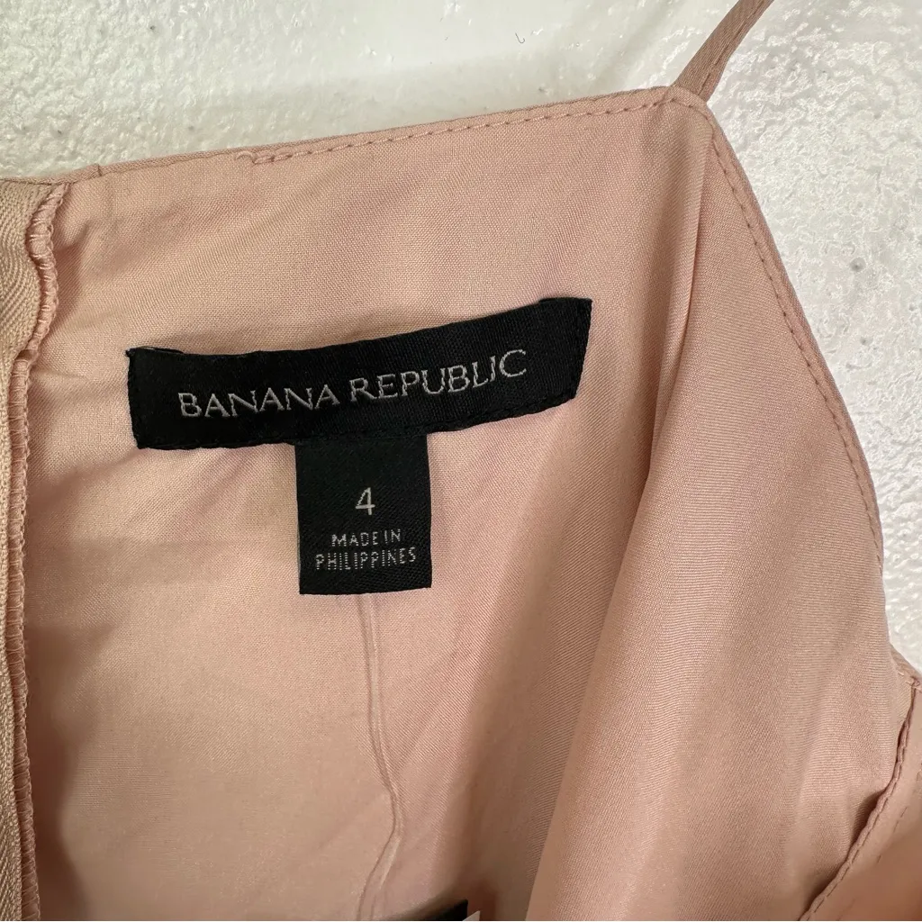Banana Republic Strappy Tired Dress Pink Size 4‎ - Image 4