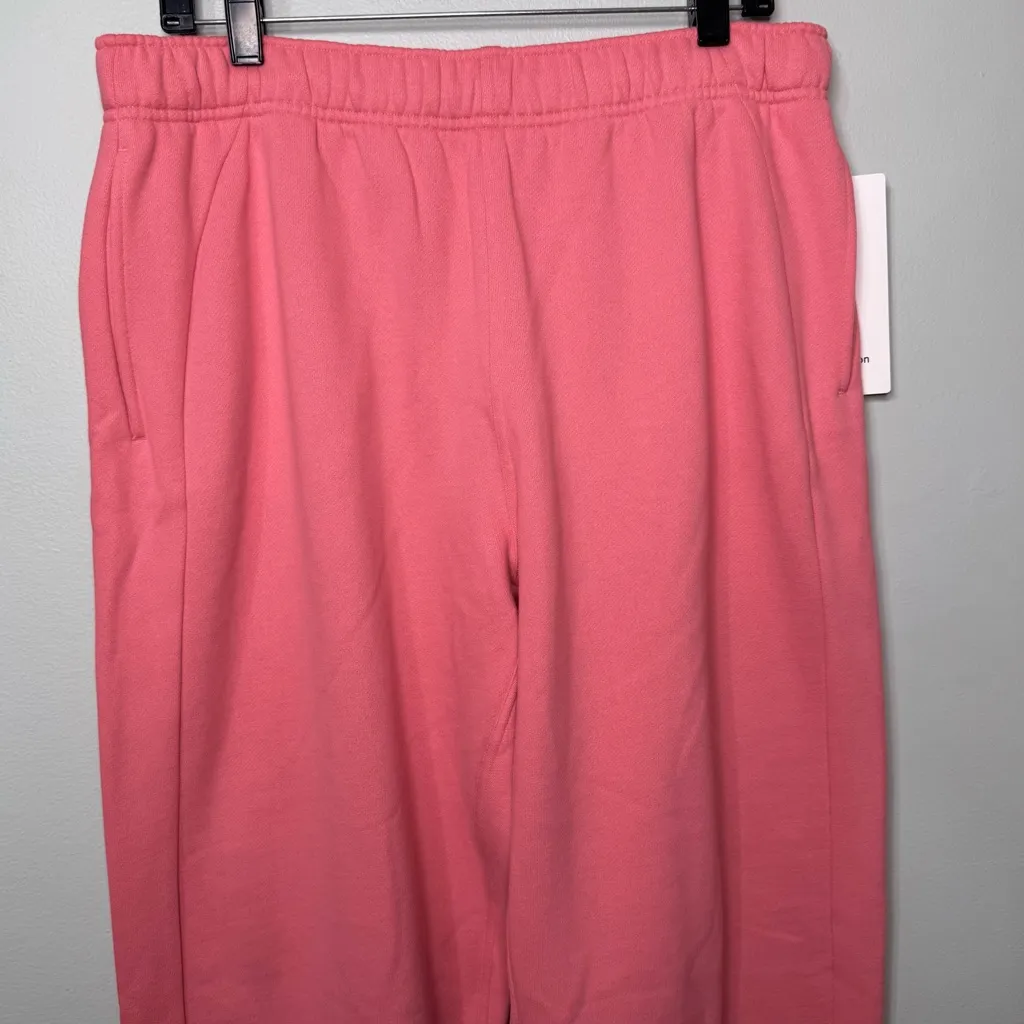 Lululemon Scuba Oversized Fit Fleece Jogger Pants Sakura Pink Large NWT - Image 5