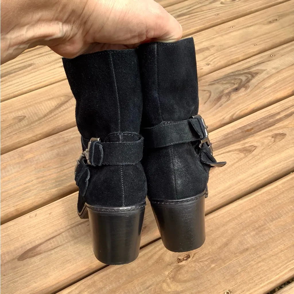 Genuine suede leather booties 🖤🖤🖤 - Image 2