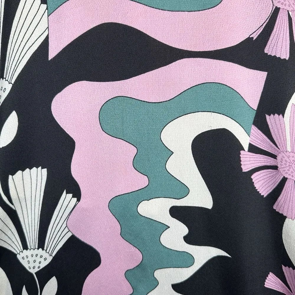 Anthropologie x Oopscool Graphic Fairycore Print Maxi Whimsigoth Dress Sz M $324 - Image 8