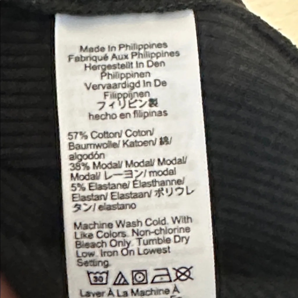 J. Crew Black Cross-back midi dress in vintage rib Size Small - Image 8