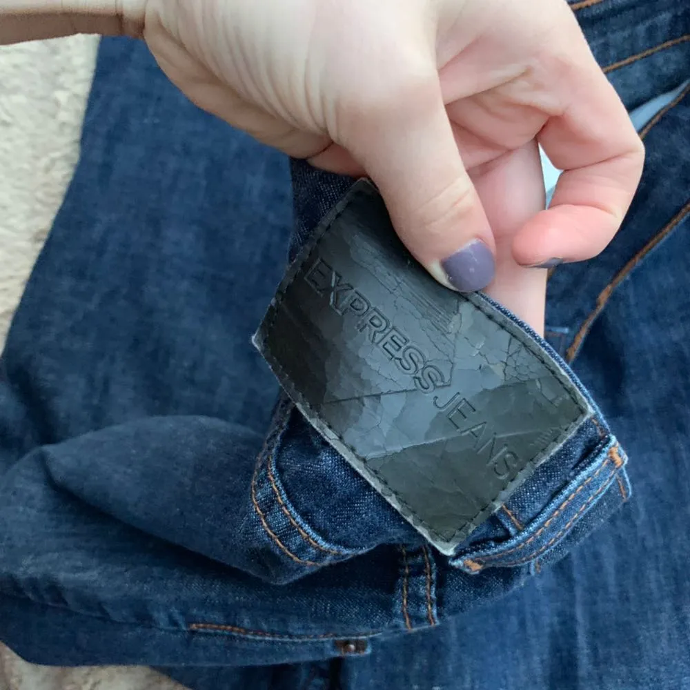 EXPRESS Boho Flare Jeans - Image 5