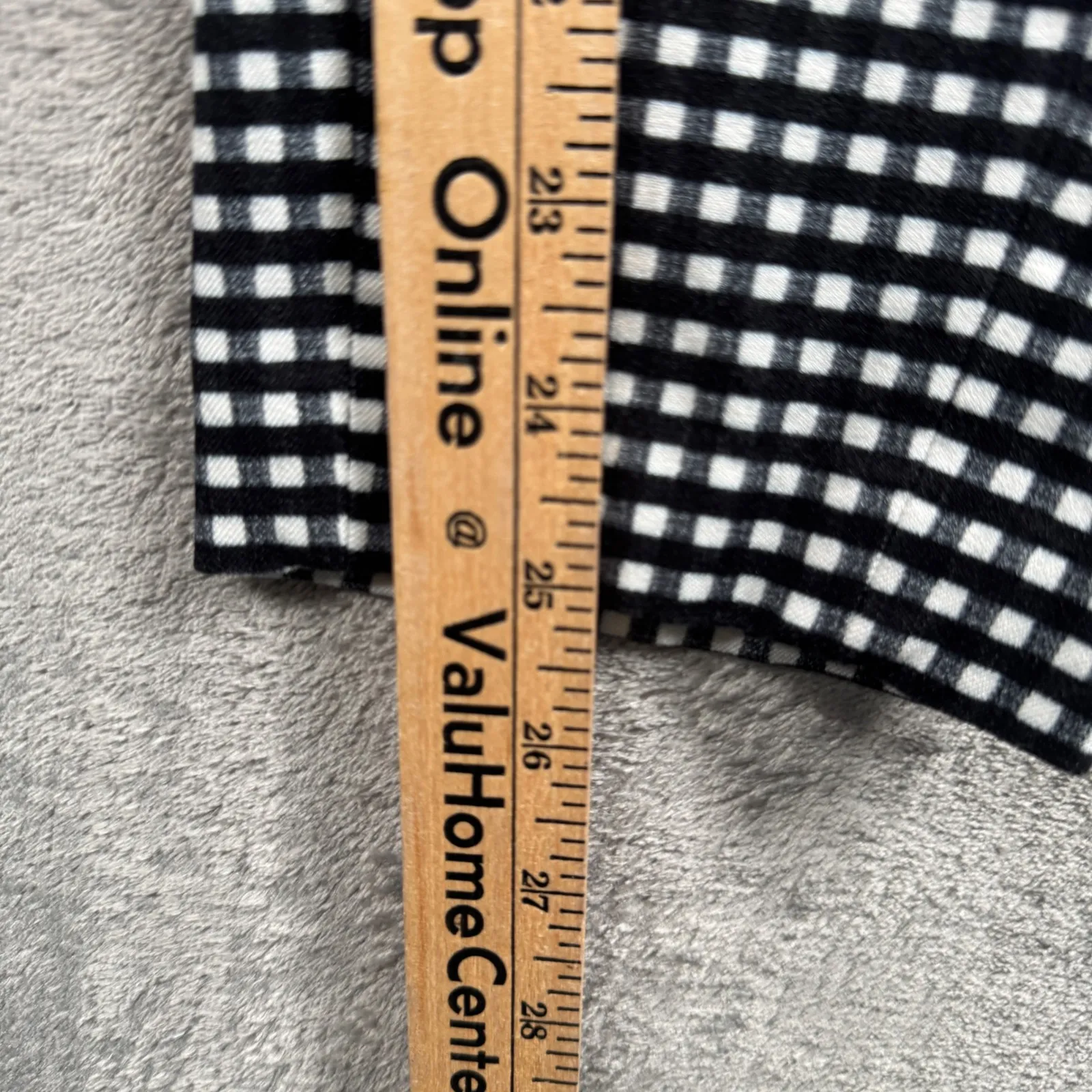 Banana Republic‎ Gingham Check Pants Black White Slim Ankle Trousers Womens 10 - Image 10