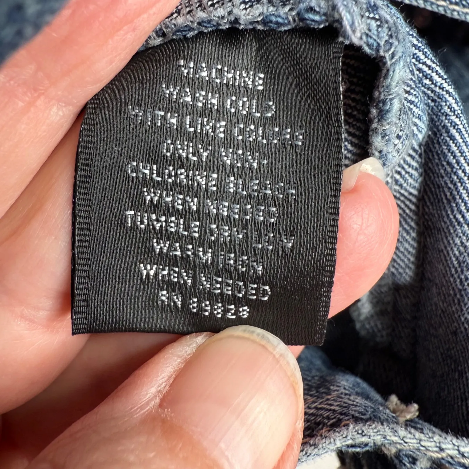 Style & Co Denim Jacket Womens XL Button Front Pockets‎ Classic Jean Coat - Image 6