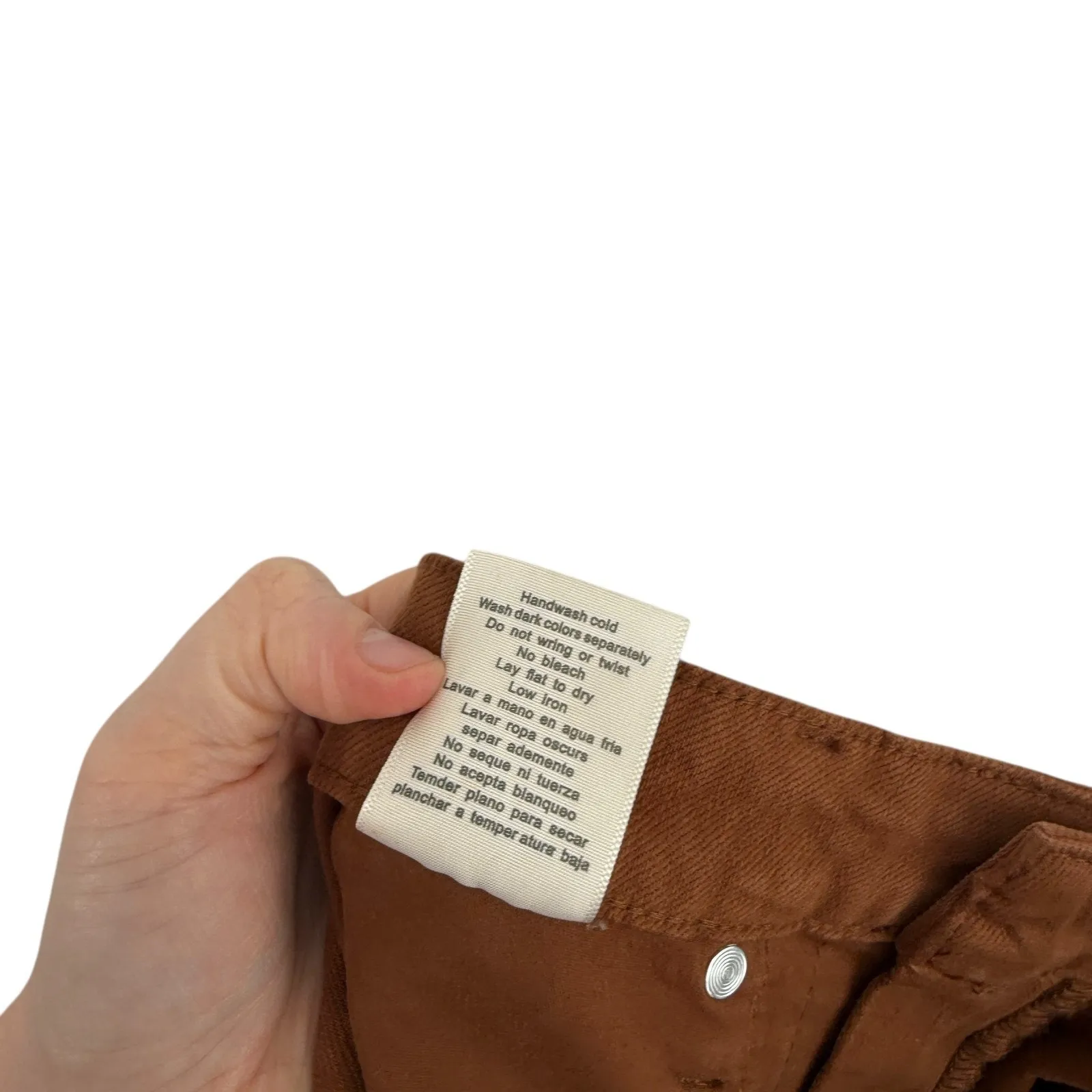 Judy Blue High Rise Wide Leg Crop Jeans Camel Brown Boho NEW Womens 9/29 - Image 9