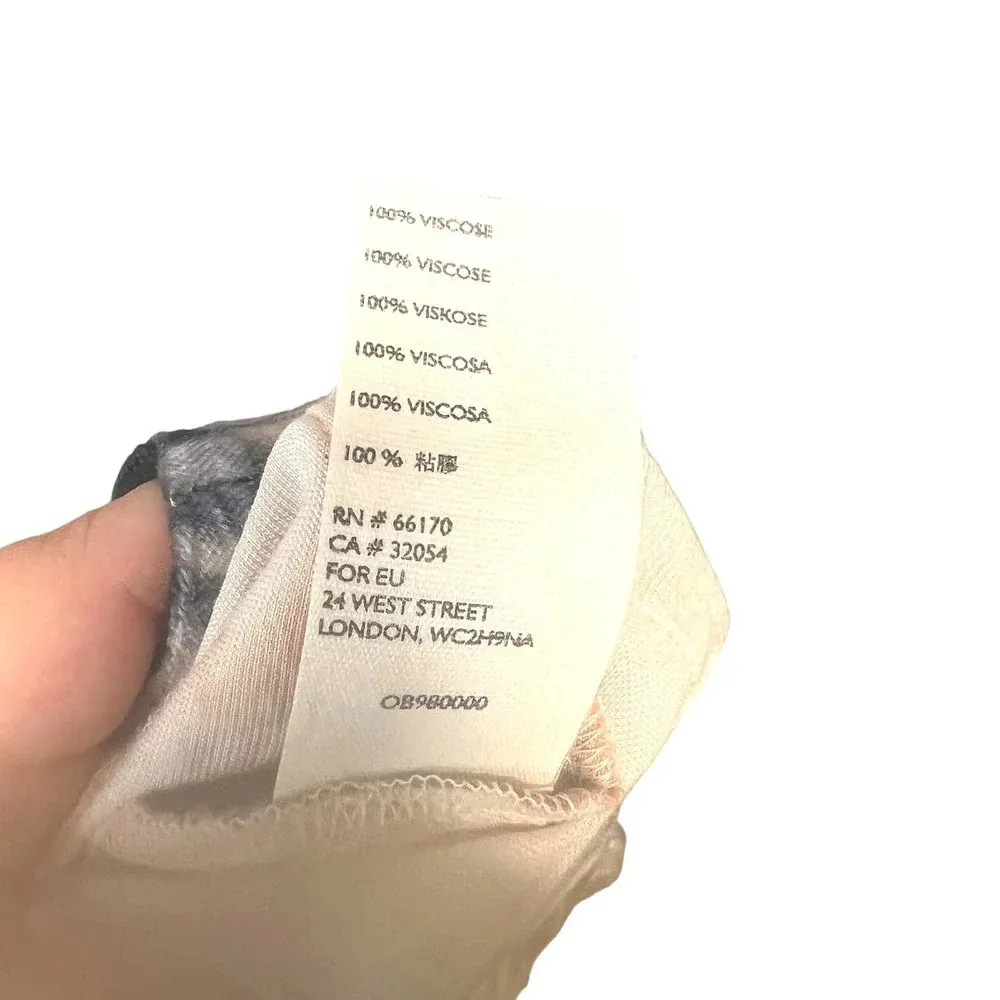 Free People Serious Swagger Tie Dye Skirt Crushed Velvet Size Small‎ - Image 12