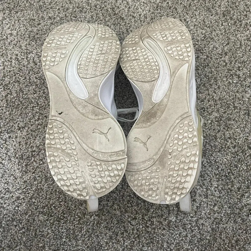 Puma Sneaker Shoe Rise Glow White Reflective Iridescent Women’s  Size 8 Retro - Image 6