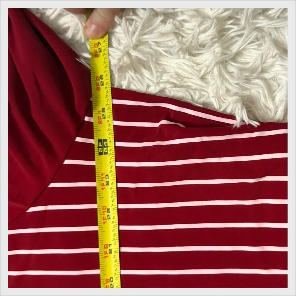 🏷️NWT Alabama Crimson Tide Missy Stripe 3/4 - Image 7