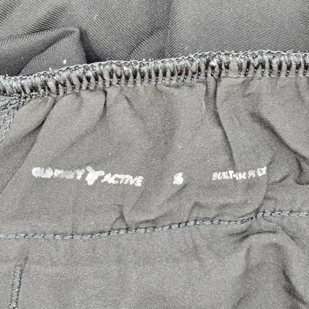 Old Navy Black Flat Front Cargo Active Bottoms Pants Shorts Small - Image 6