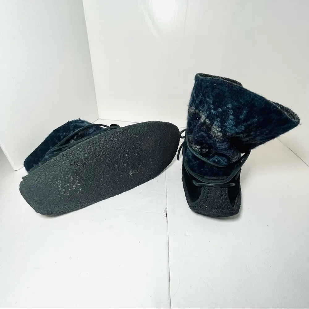 Yuketen Moccasin Wool Ankle Boots Size 9 - Image 7