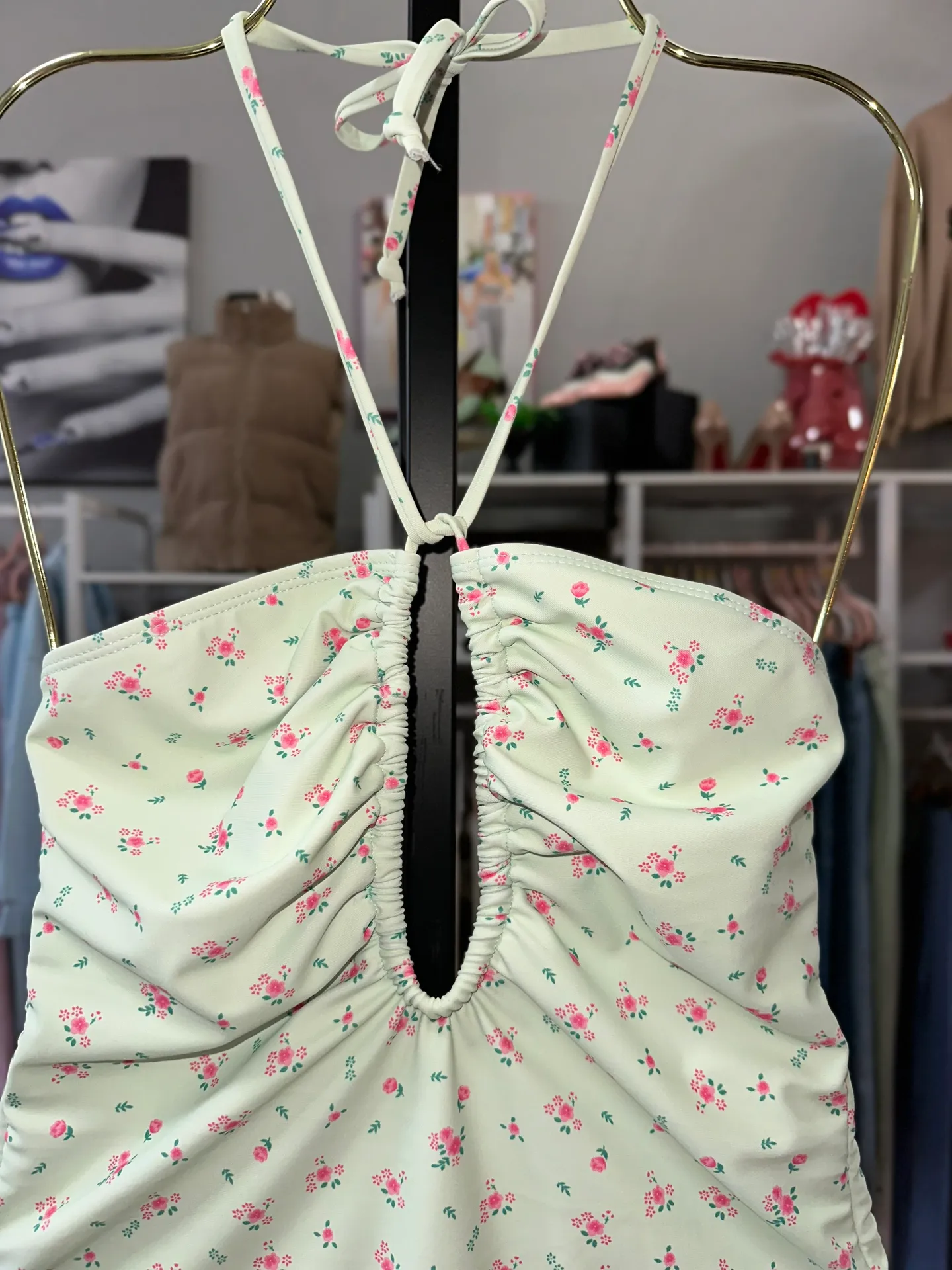 Floral Cutout Swimsuit  - Image 3