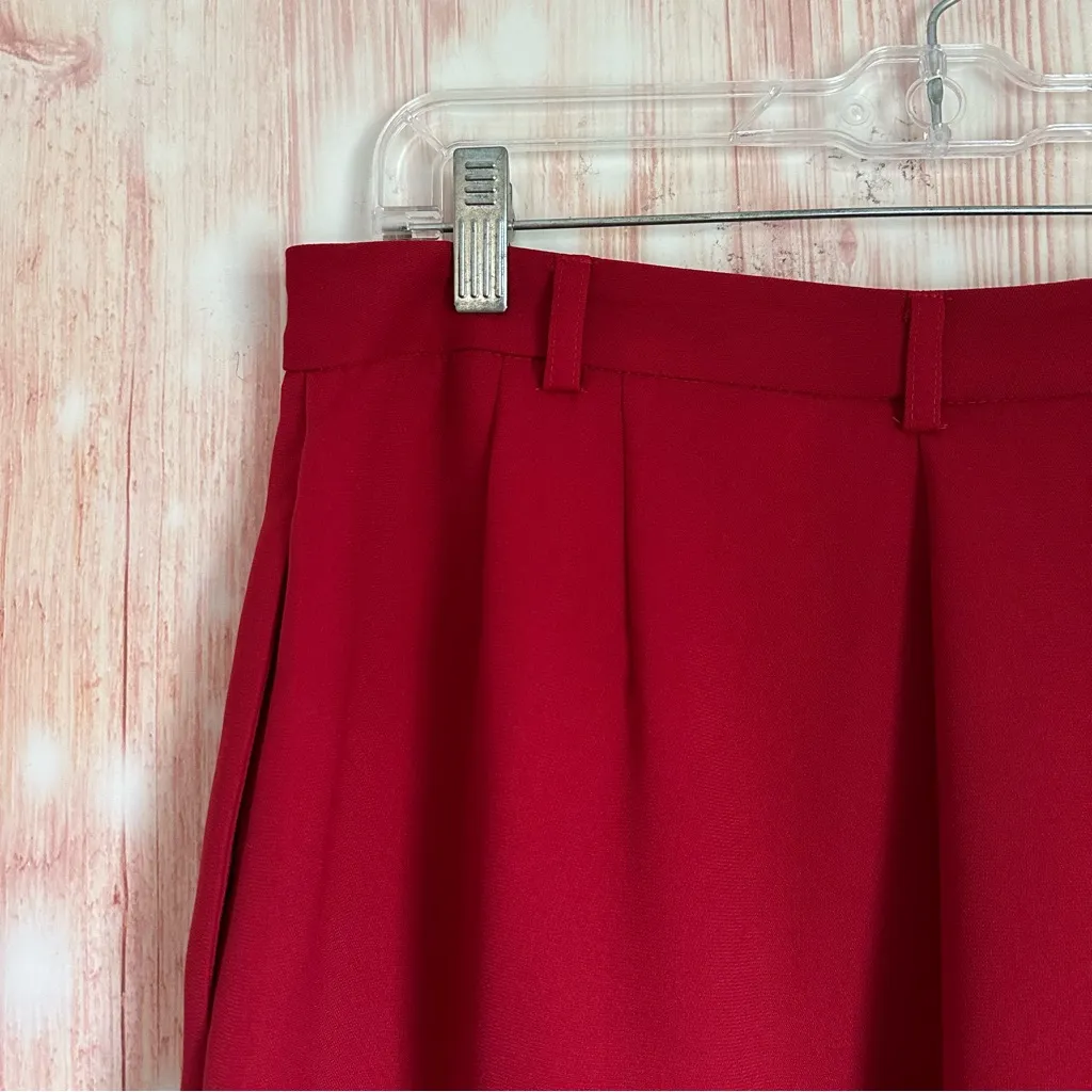 Vintage Emma James Red 90’s High Waist Trouser Pants - Image 7