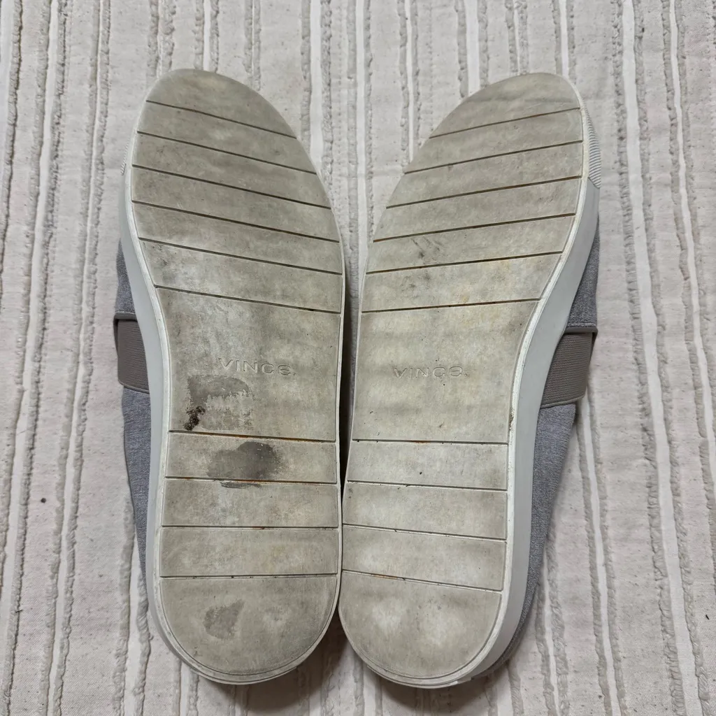 Vince  Gray Slip on Sneakers - Image 4