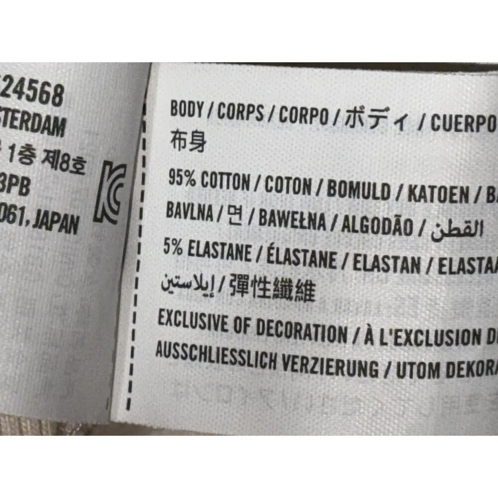 Abercrombie & Fitch A&F Essentials Orange Ribbed Knit Cropped Tank Top Size XS - Image 4