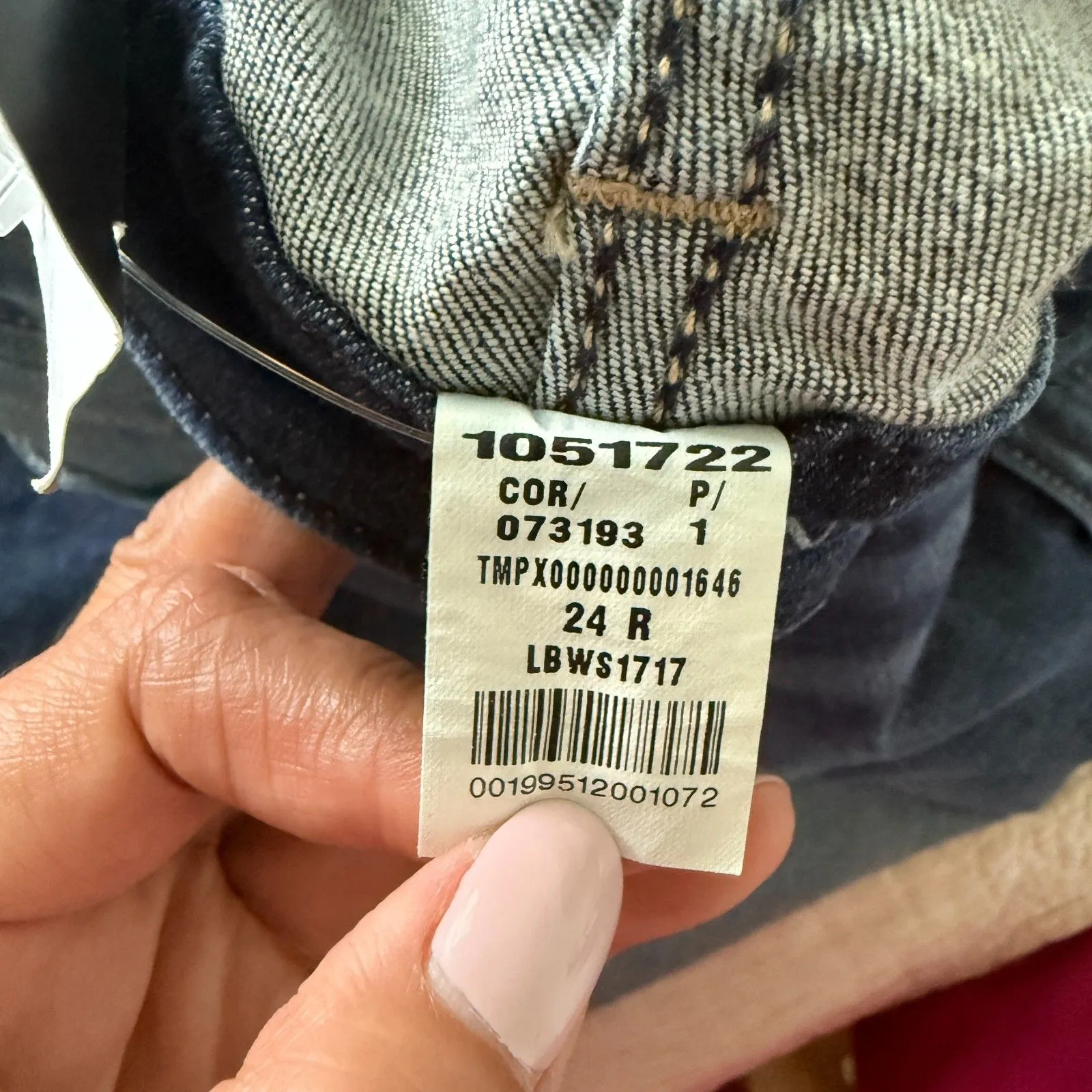 NWT Lane Bryant Skinny Jeans Mid Rise Super Slim Fit Stretch Denim Sz 24R - Image 6