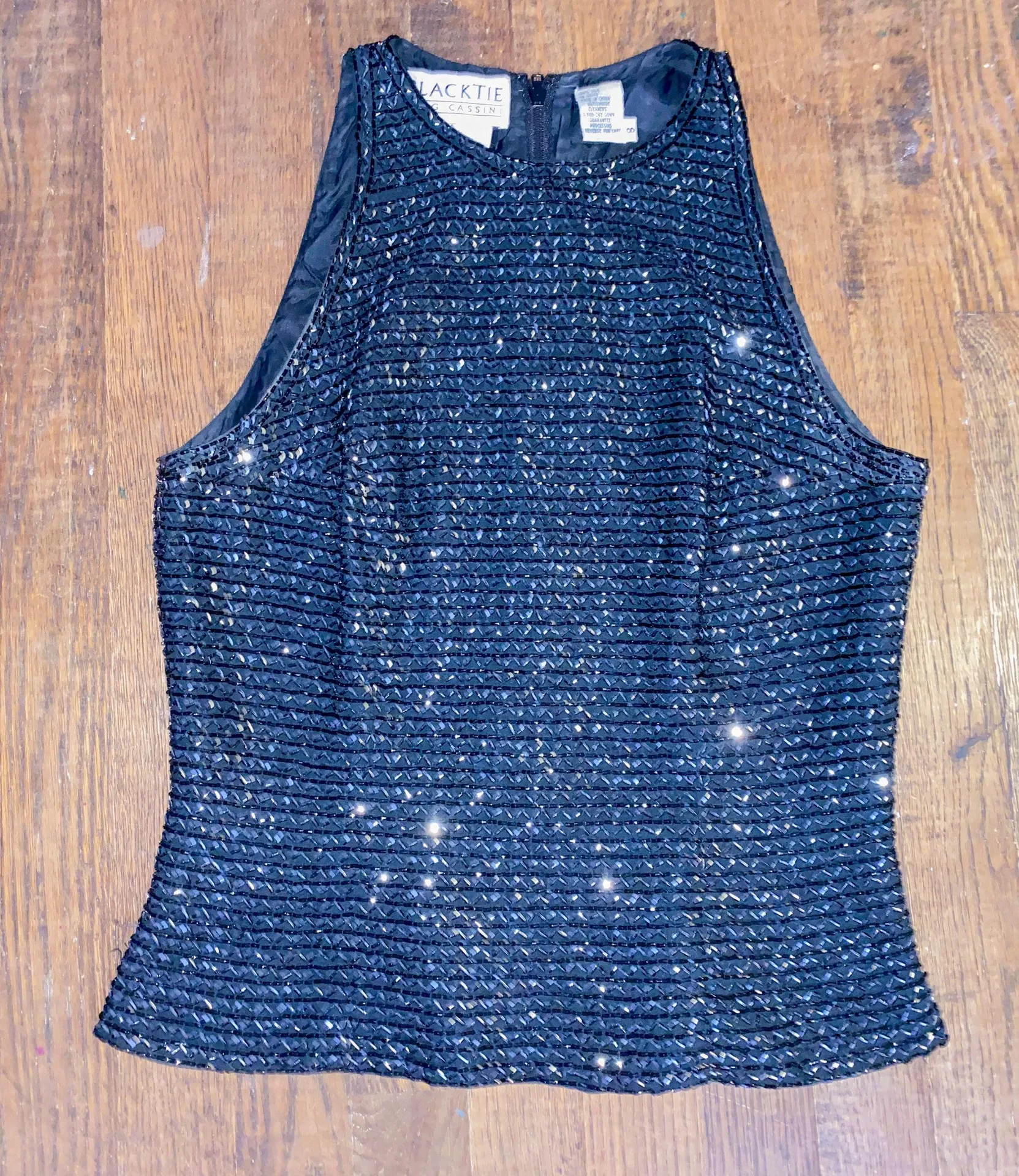 Neiman Marcus Beaded Top - Image 3