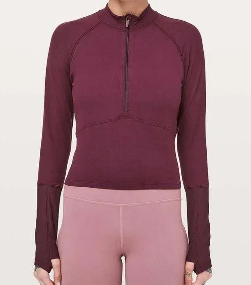 RULU luxstrme Lululemon Its Rulu Long Sleeve
Dark Adobe Purple Size 4 - Image 1