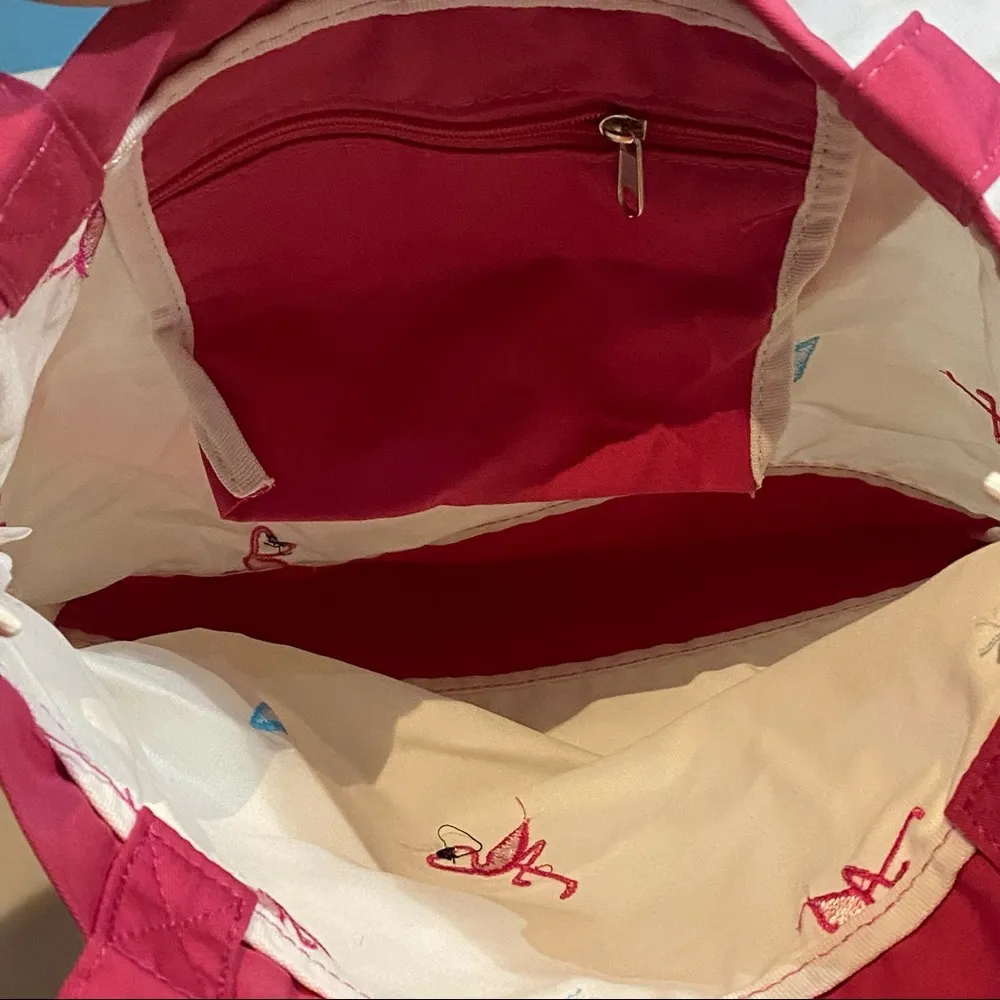 Super cute flamingo tote Pink - Image 3