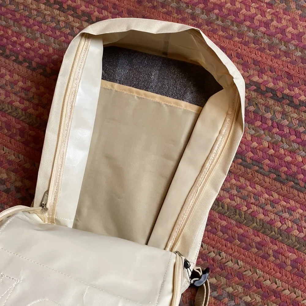 NWT ALWAYS TIMELESS BACKPACK BAG Tan - Image 2