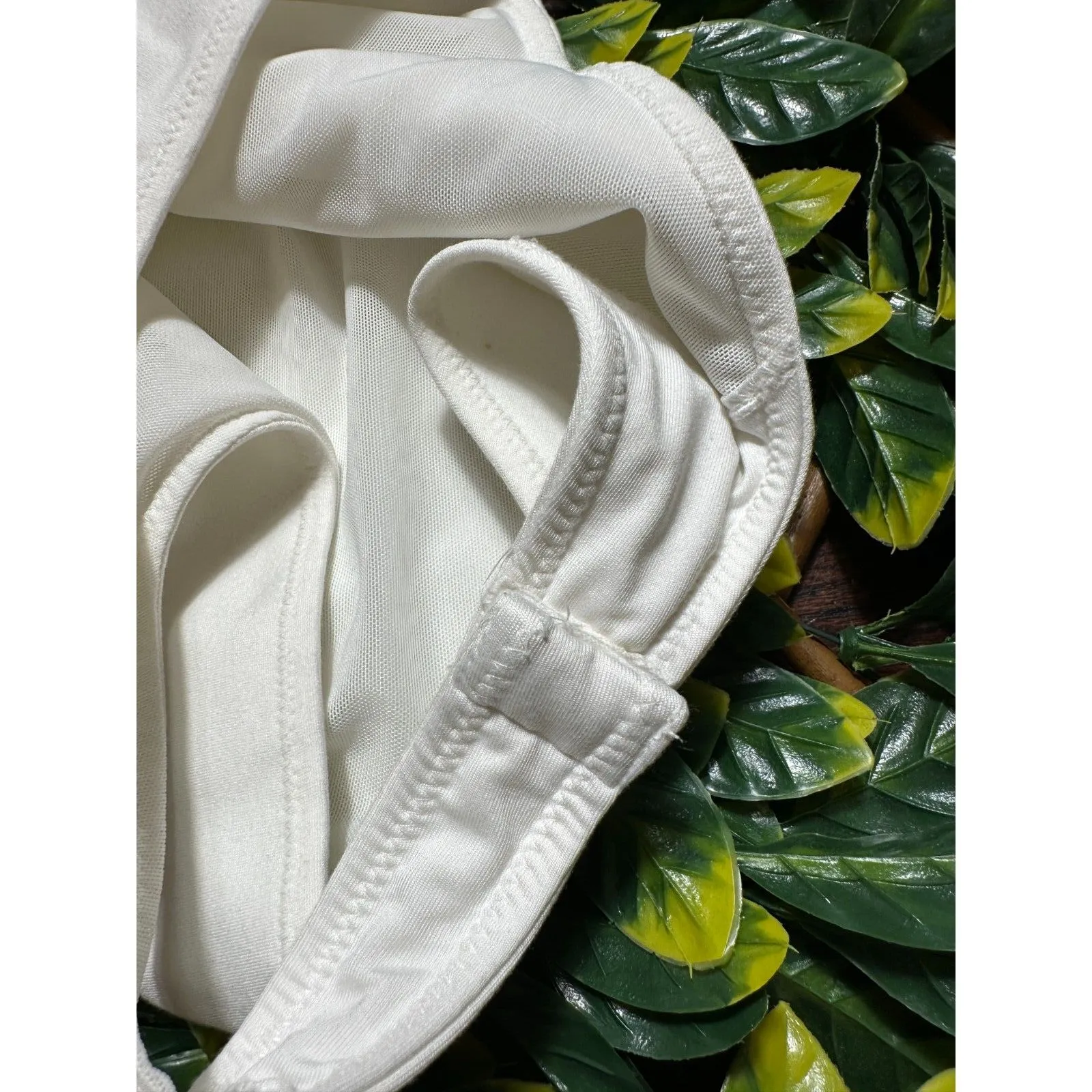 NBD One Shoulder White Bodysuit Size Small - Image 3