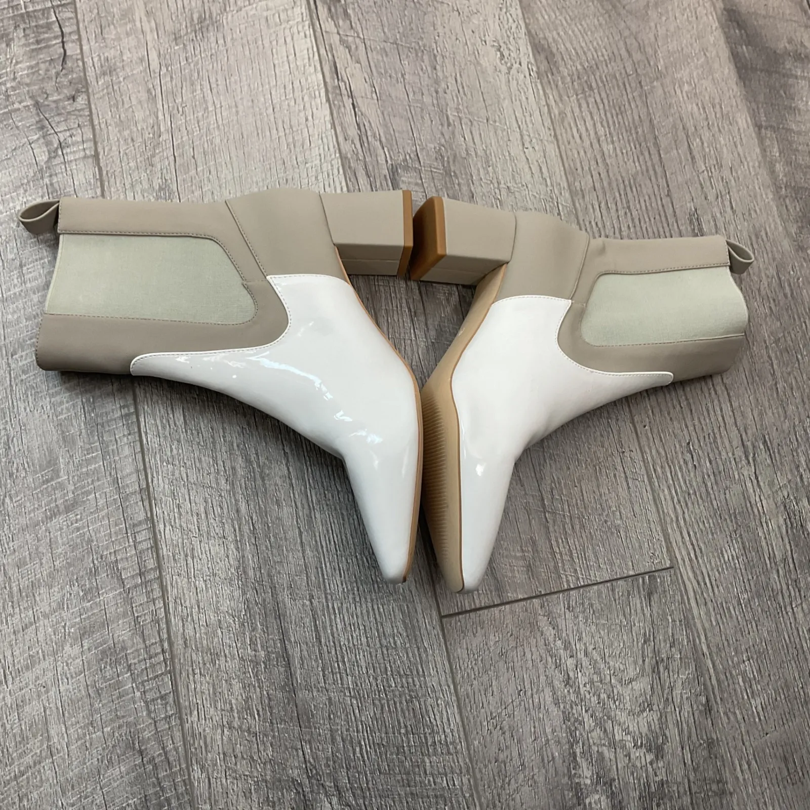 Coconuts by Matisse Women's Patent Leather Pendant Ankle Boots Block Heel 6.5M - Image 6