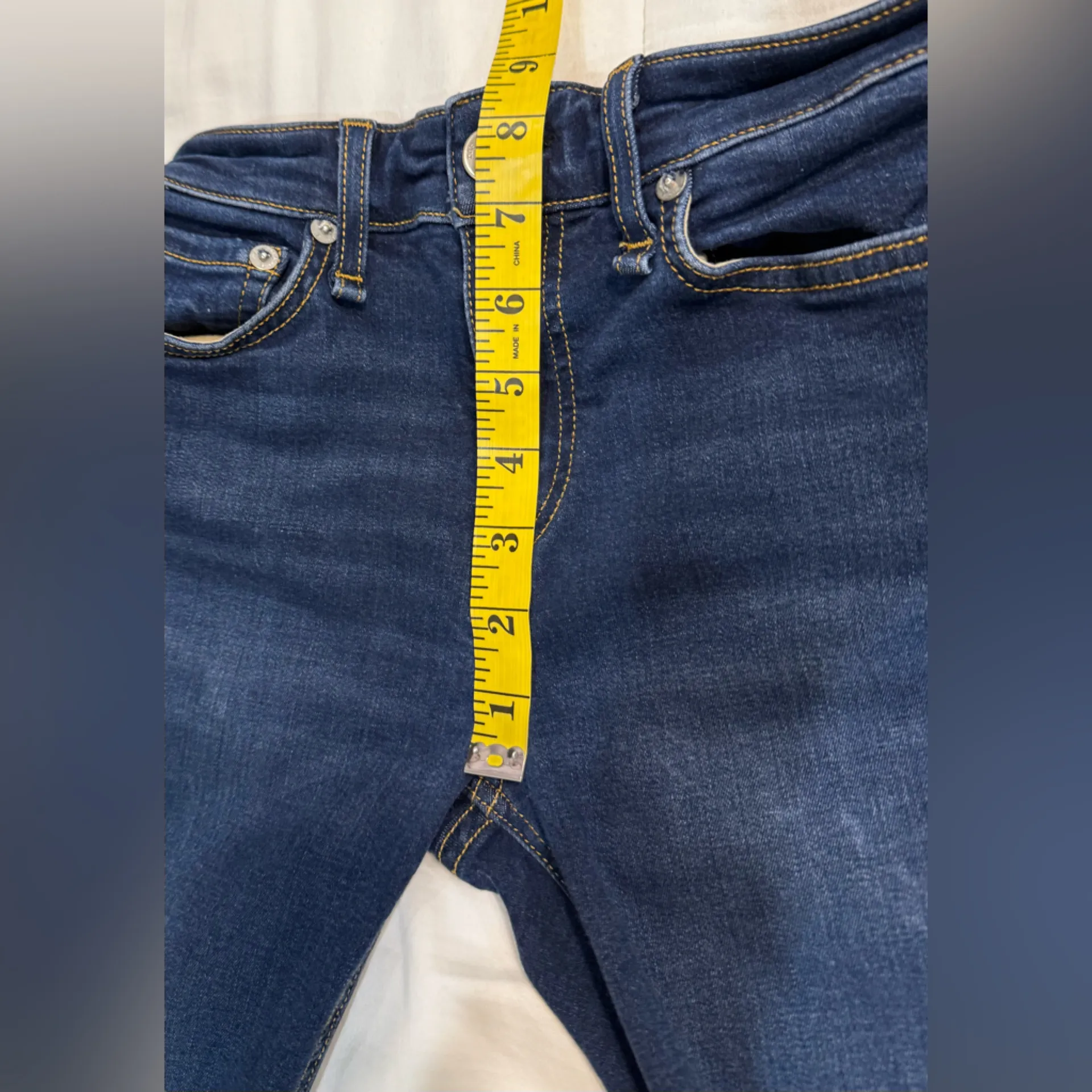 rag & bone Women's Cate Mid Rise Ankle Skinny Jeans - Image 6