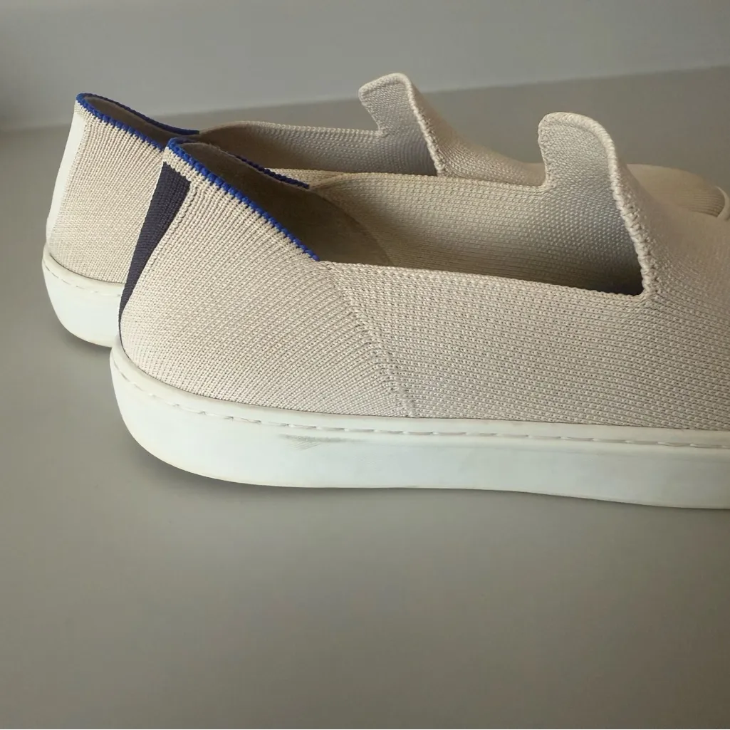 Rothy's‎ The Original Women Size 8.5 Slip On Sneaker Sand Textile - Image 2