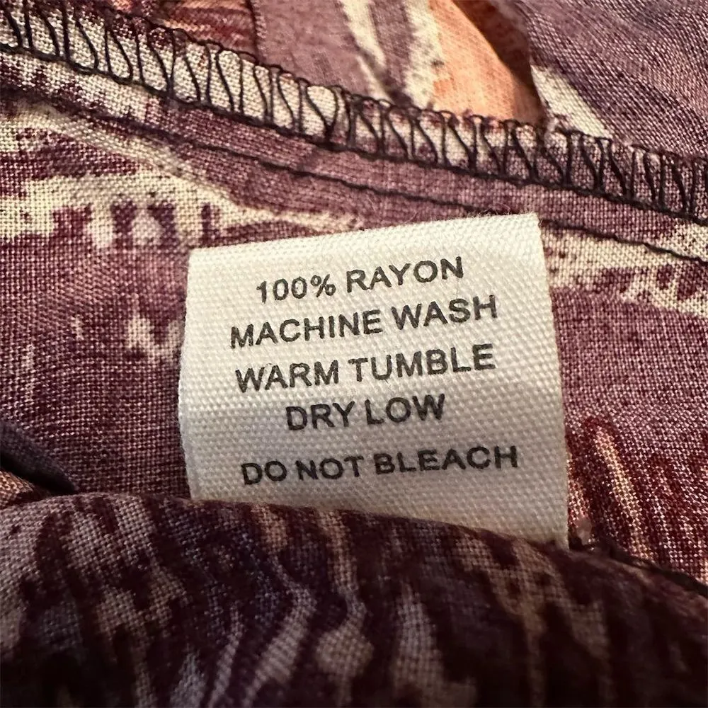 NWT LILI‎ Sport Women Striped Wide Leg Pants Black/Orange Size 1X Vacation Party Orange - Image 5